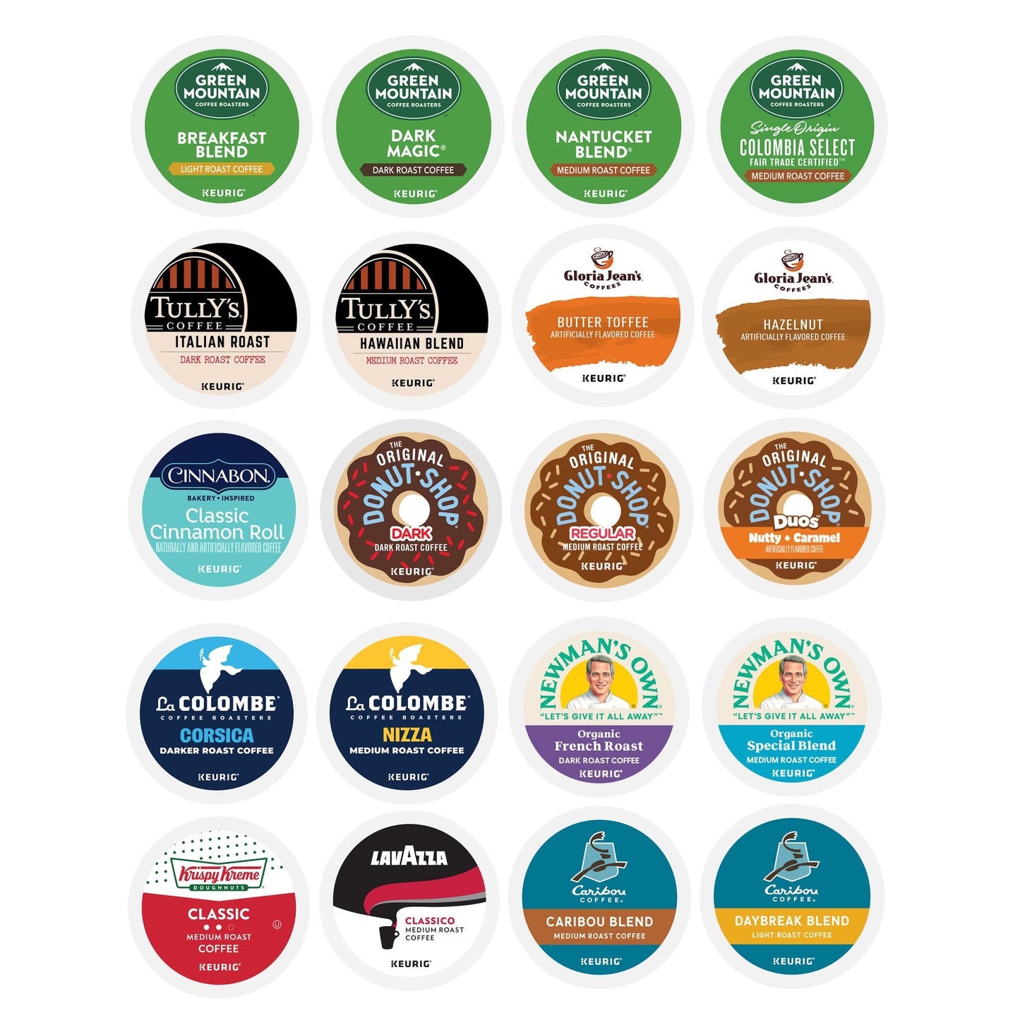 Keurig Coffee Lover'S Collection Variety Pack, Keurig Single Serve K-Cup Pods, 60Ct