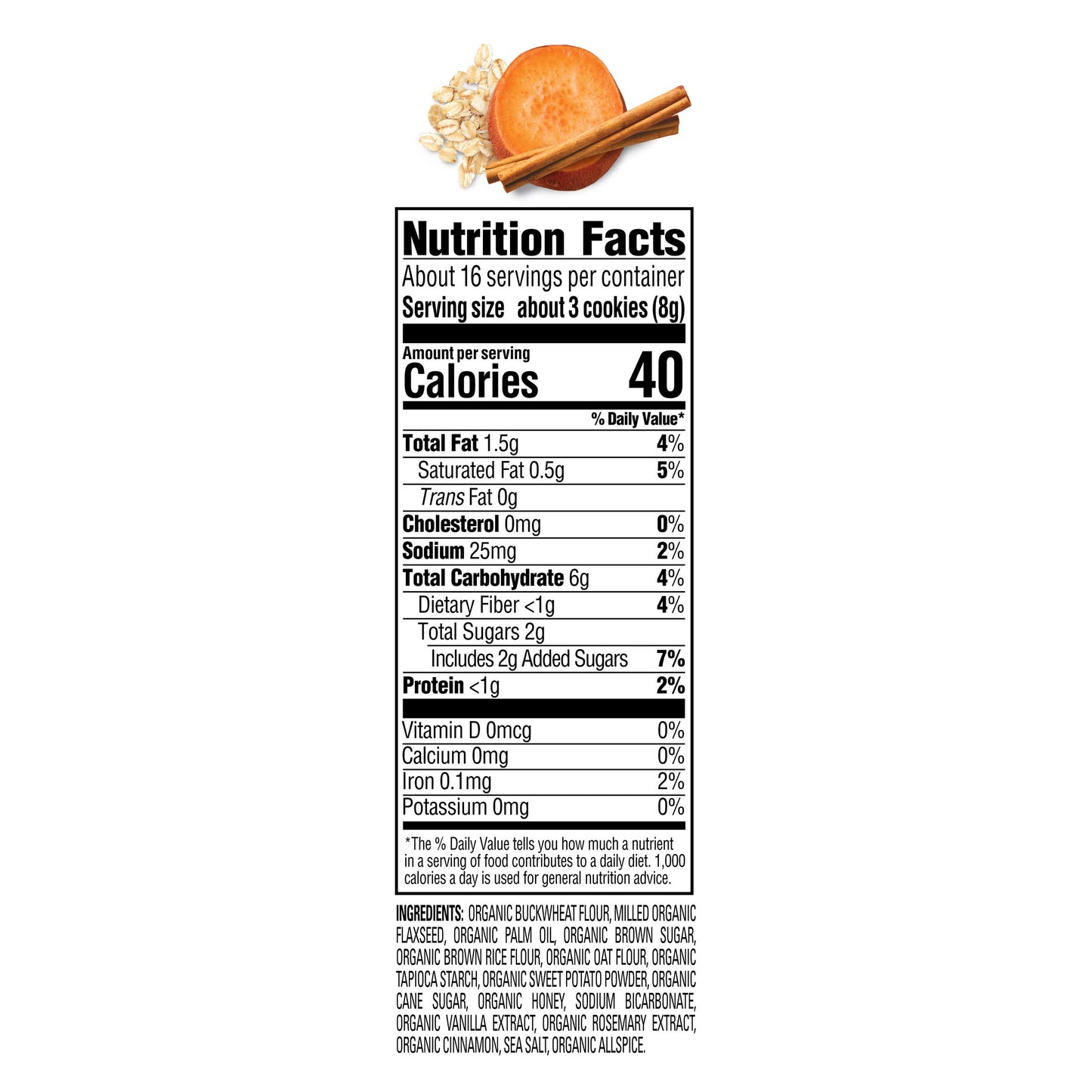 Happy Tot Super Smart Snacks, Organics Toddler Snack, Cinnamon, Sweet Potato + Flaxseed, 4.4 Ounce Bag (Packaging May Vary)