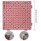 Jaderlu 12 Pack Modular Interlocking Cushion 11.6'' X 11.6'' Rubber Mat Floor Tile Mats Drain Pool Patio Balcony Yard Pet Area W