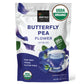 Incas Organic Butterfly Pea Flower Tea - 30 Non-GMO Caffeine-Free Tea Bags from Thailand