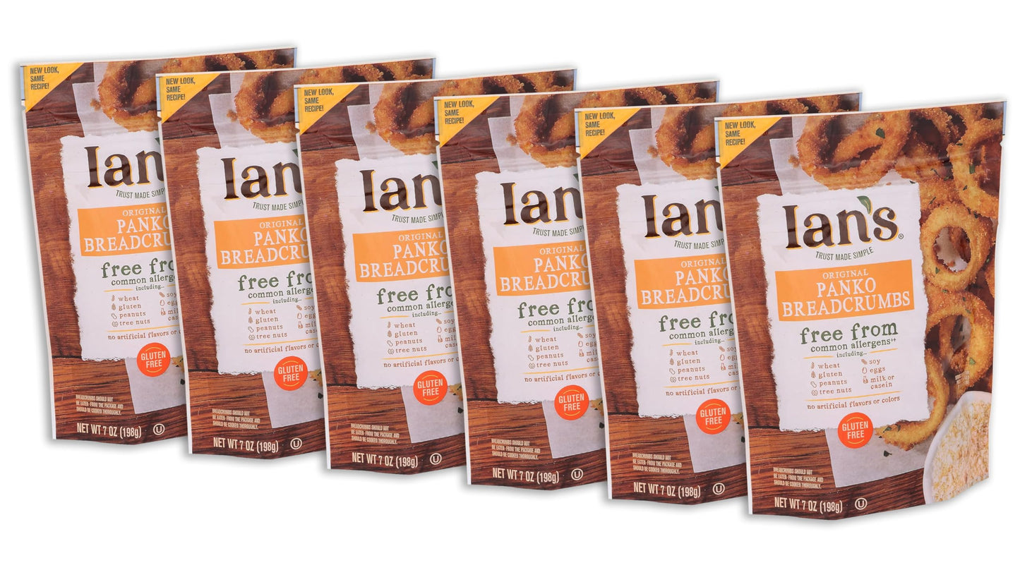 Ians Natural Foods Breadcflavor Blendb Panko Gf Org Pack Of 6