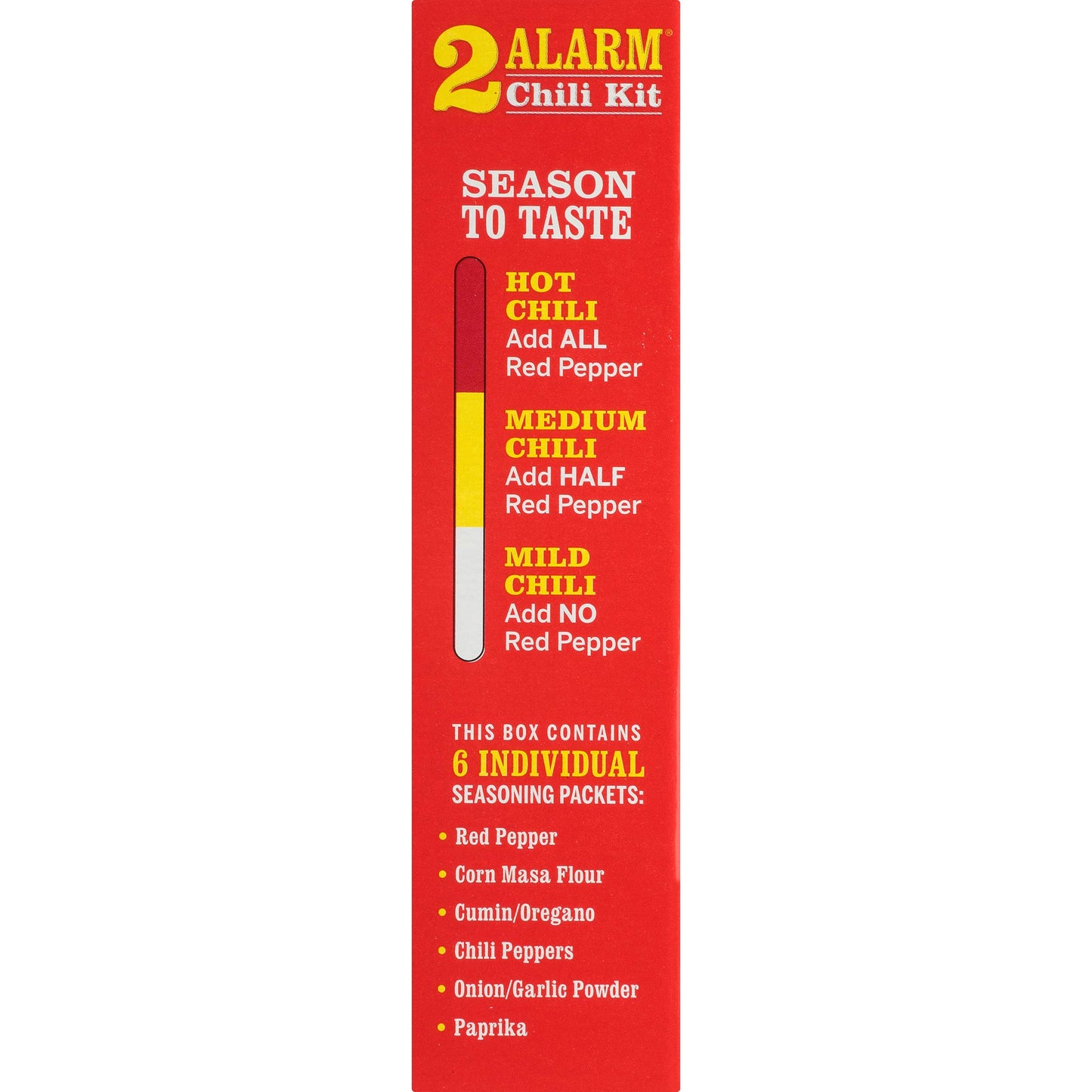 Wick Fowler'S 2-Alarm Chili Kit, Texas Style Chili Seasoning Mix With Individual Packs Of Spices, 3.3Oz Box (Pack Of 8)