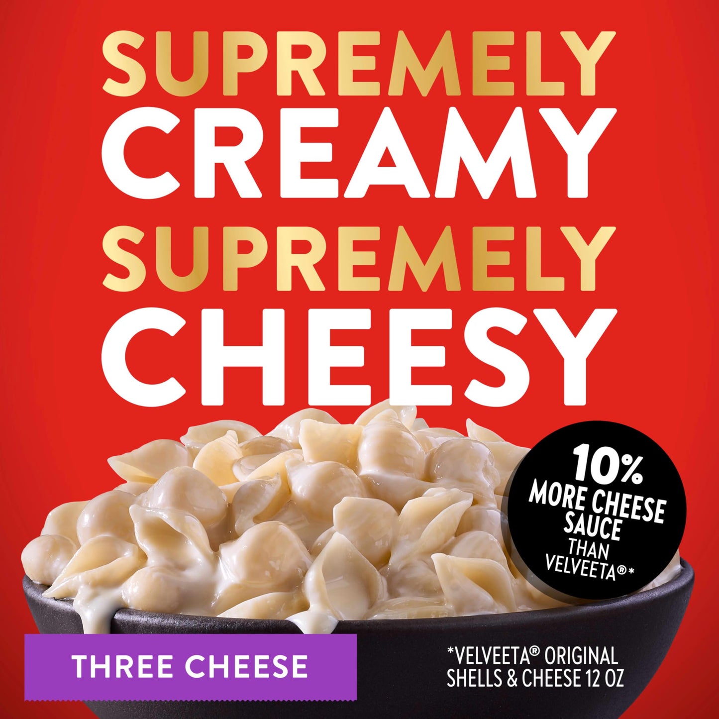 Stouffer'S Supreme Shells And Cheese, Three Cheese, Boxed Mac Cheese Dinner Kit, 12 Oz