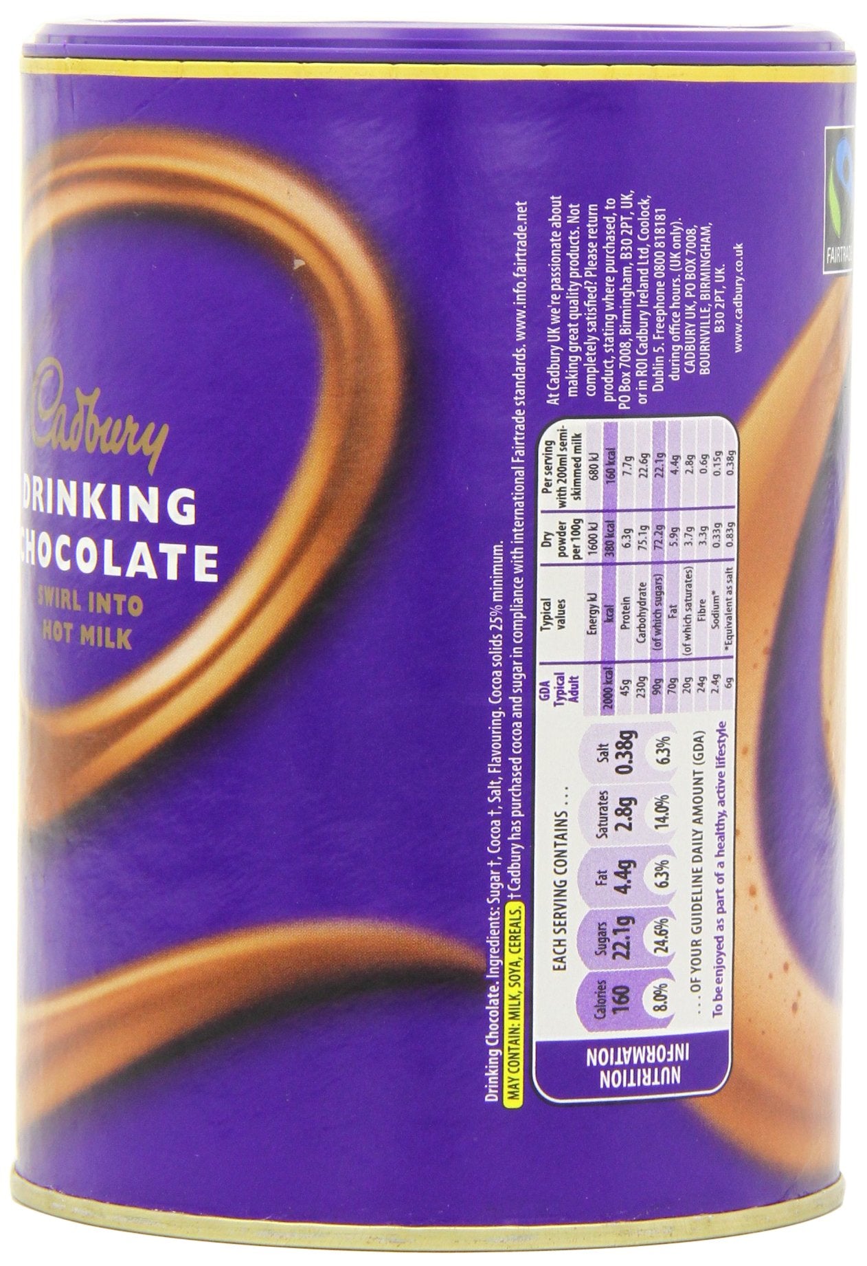 Cadbury Drinking Hot Chocolate 500 G (Pack Of 3)