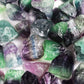 Nvzi Rainbow Flourite Crystals, Crystals And Healing Stones, Rocks For Tumbling, Raw Crystals Bulk, Amathesis Crystal, Calcite C