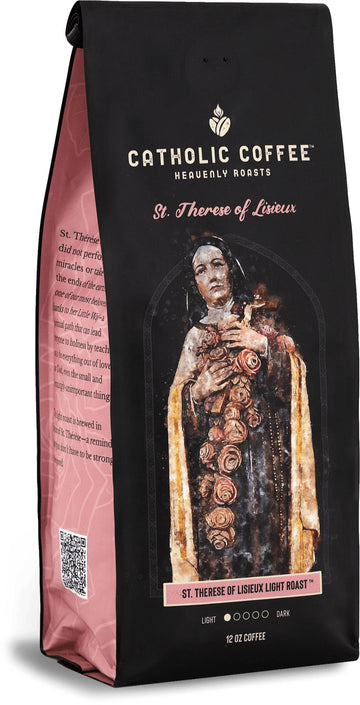 Catholic Coffee, St. Therese of Lisieux Light Roast Coffee (Whole Bean)