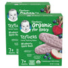 Gerber Organic For Baby Teethers, Blueberry Apple Beet, Gentle Teething Wafers, Non-Gmo Ingredients, 12 Individually Wrapped 2-P