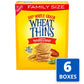 Wheat Thins Sundried Tomato & Basil Whole Grain Wheat Crackers, Family Size, 6 -13 Oz Boxes