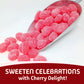 Claeys Sanded Wild Cherry Drops Hard Candy - 2 Pounds of Claeys old fashioned hard candy - Bulk Sanded Wild Cherry Halloween Can