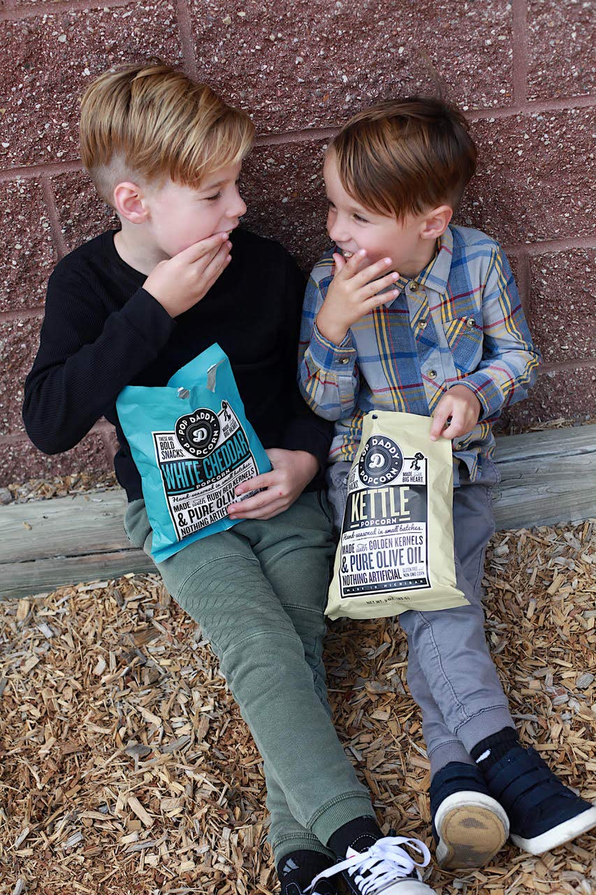 POP DADDY Kettle Popcorn Snacks, Gourmet Flavored, Gluten Free, 2 Oz (Pack of 15)