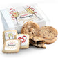 Happy Anniversary Cookies Gift Basket Chocolate Chip Cookies Fudge Filled For Men Women Husband Wife | Individually Wrapped | Large Cookies | Couples   | Nut Free
