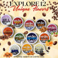 InfuSio spirit-inspired flavor Pecan Flavored Coffee Pods - 96 Count for Keurig K Cup malt-inspired