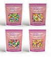 Freeze Dried Candy Variety Pack, Fruit Crunch, 10 oz (4 Pack), Original, Wildberry, Sour, Tropical, Assorted Combo, Gift Bag