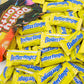 Candy Bars 3 Lb – Anti Melt Pack, Crunchy Peanut Center, Chocolatey Shell, Individually Wrapped, Bulk Resealable Bag, Fun Size