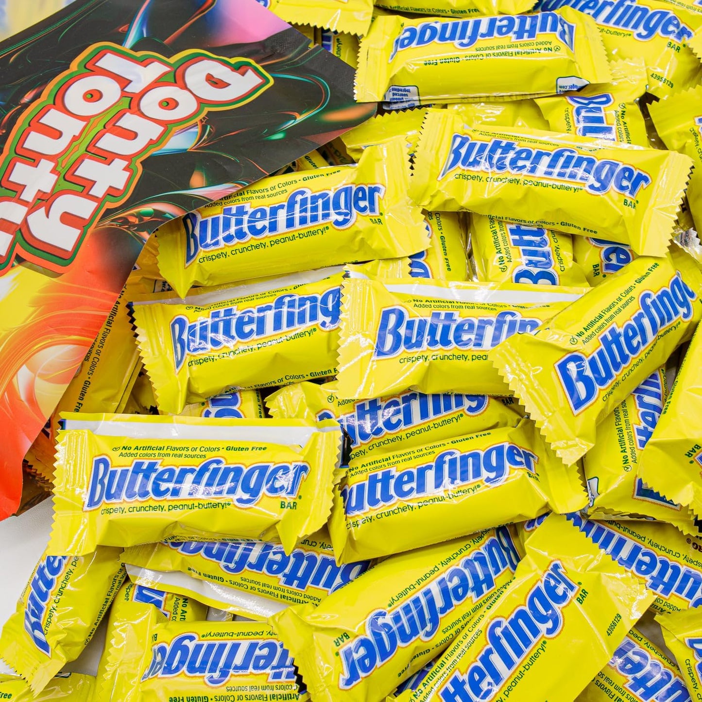 Candy Bars 3 Lb – Anti Melt Pack, Crunchy Peanut Center, Chocolatey Shell, Individually Wrapped, Bulk Resealable Bag, Fun Size