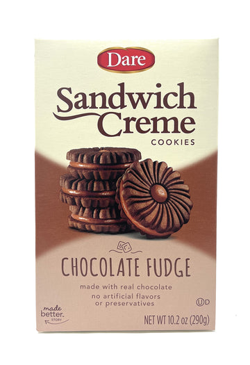 Dare Cookies, Chocolate Cream, 10.2 Oz