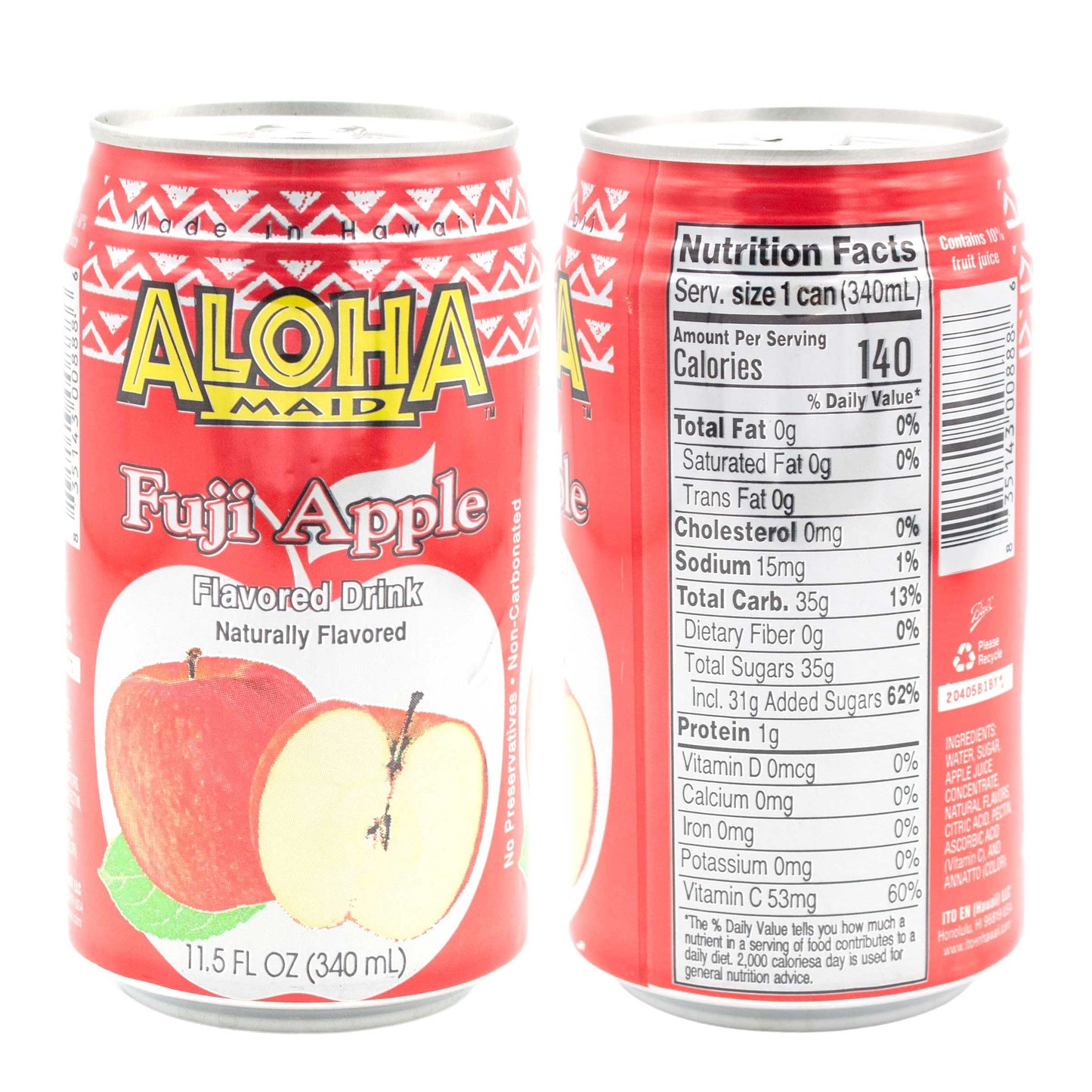 Aloha Maid Drinks, Variety, All Flavors, 1 Can per Flavor, Total 10 Cans