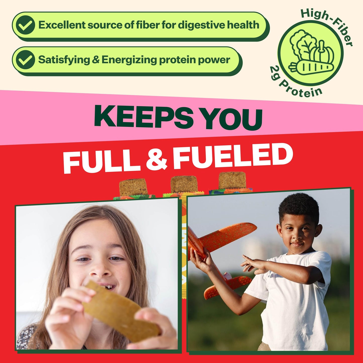 Yumi Organic Breakfast Superbar, Gluten-Free, No Added Sugar, 7+ Vegetables, Soft-Baked Crust, Healthy Snack Bars For Kids, School Safe, Healthy Alternative To Granola Bars Or Cereal Bars, Strawberry (30Ct)