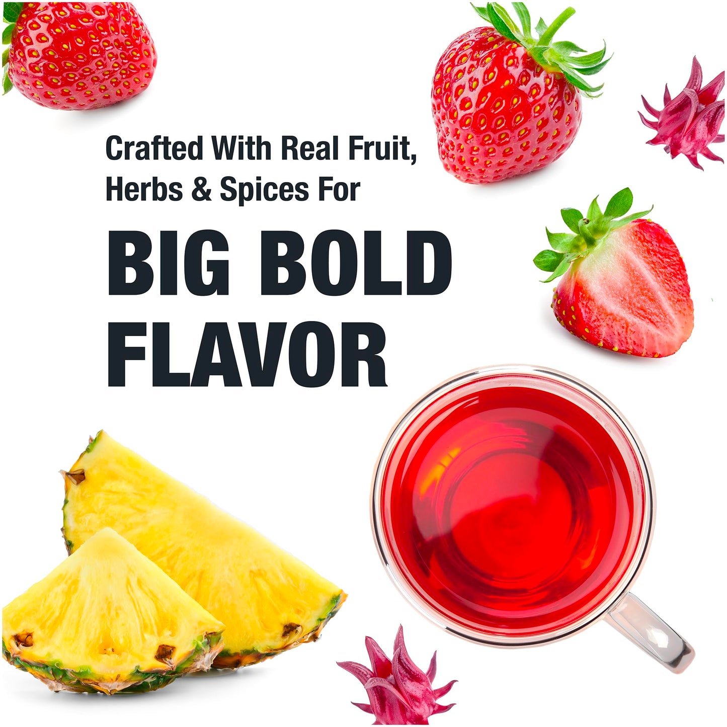 Tiesta Tea - Strawberry Samba Mate - Strawberry Hibiscus Mate Tea - Loose Leaf Tea Blend - High Caffeinated Fruit Tea - Make Hot