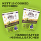Kettle Heroes Small Batch, Handcrafted Kettle Corn Popcorn - Hatch Green Chile Flavor - 5 Oz, 6 Pack - Non-Gmo, Gluten Free, No Trans Fat, Kosher, Soy Free (4 Oz (6 Pack),