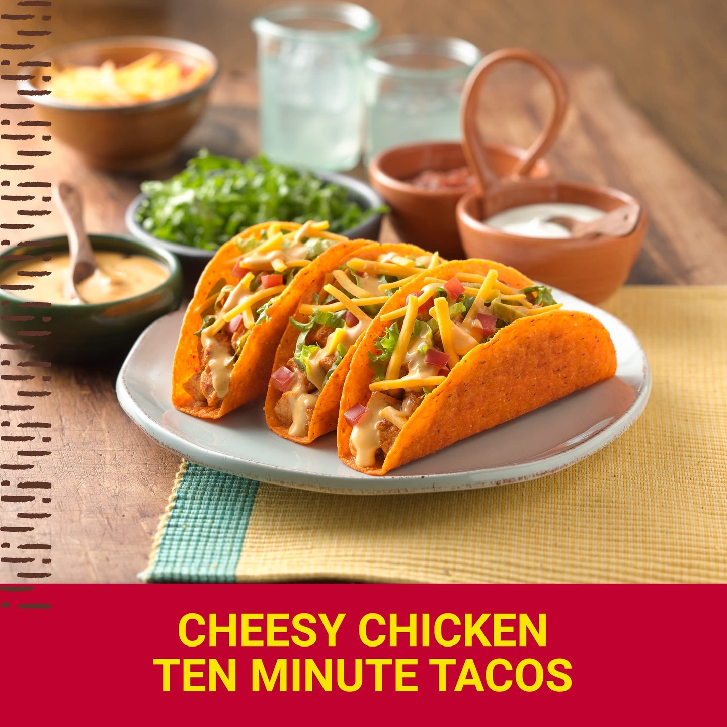 Old El Paso Nacho Cheese Bold & Soft Tortilla Taco Dinner Kit, 12 Ct., 12.6 Oz.