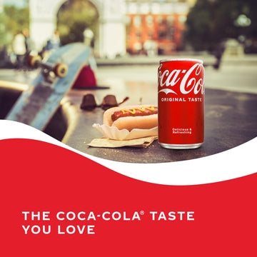 Coca-Cola Soft Drink, 7.5 Fl Oz (Pack of 6), Refreshing Carbonated Beverage