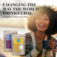 Blue Lotus Chai - Mint Masala Chai - Makes 265 Cups - Just Add Hot Water, No Steeping, No Gluten - 8 Ounce Masala Chai Powder wi