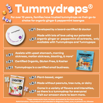 Tummypops Peppermint Variety Pack (Hint 'O Lime, Watermelon, & Vanilla Flavors), 21 Pops