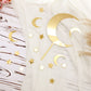 Huray Rayho 27 Pcs Moon Star Cake Toppers Acrylic Cake Decorations Twinkle Twinkle Little Star Celestial Cake Charms Mirror Gold