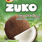 Zuko Coconut Instant Powder Drink | Family Pack | No Sugar Needed | Vitamin C | 14.1 Ounce (Pack of 6)