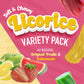 Wiley Wallaby Licorice Variety Pack - Original Fruits And Lemonade Classic Gourmet Soft & Chewy Australian Licorice Candy - Pack