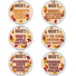 Mauds Fall Flavored Coffee Pods Variety Pack  42ct  6 Assorted Flavors  Medium Roast Coffee in Recyclable Single Serve Pods - 100% Arabica Beans  Compatible with Keurig K Cups Maker