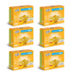 Simply Delish Plant Based Natural Peach Jel Dessert - 6 Pack - Zero Sugar, 0g Net Carbs, Gluten Free, Vegan, Diabetic & Allergen