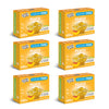 Simply Delish Plant Based Natural Peach Jel Dessert - 6 Pack - Zero Sugar, 0g Net Carbs, Gluten Free, Vegan, Diabetic & Allergen