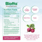 Biotta Organic Beet Juice - Natural Beetroot Superfood - Gluten Free - 32 Fl Oz (Pack of 4) - Beet Color