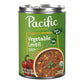Pacific Foods Organic Vegetable Lentil Soup, Plant Based, 16.3 Oz Can