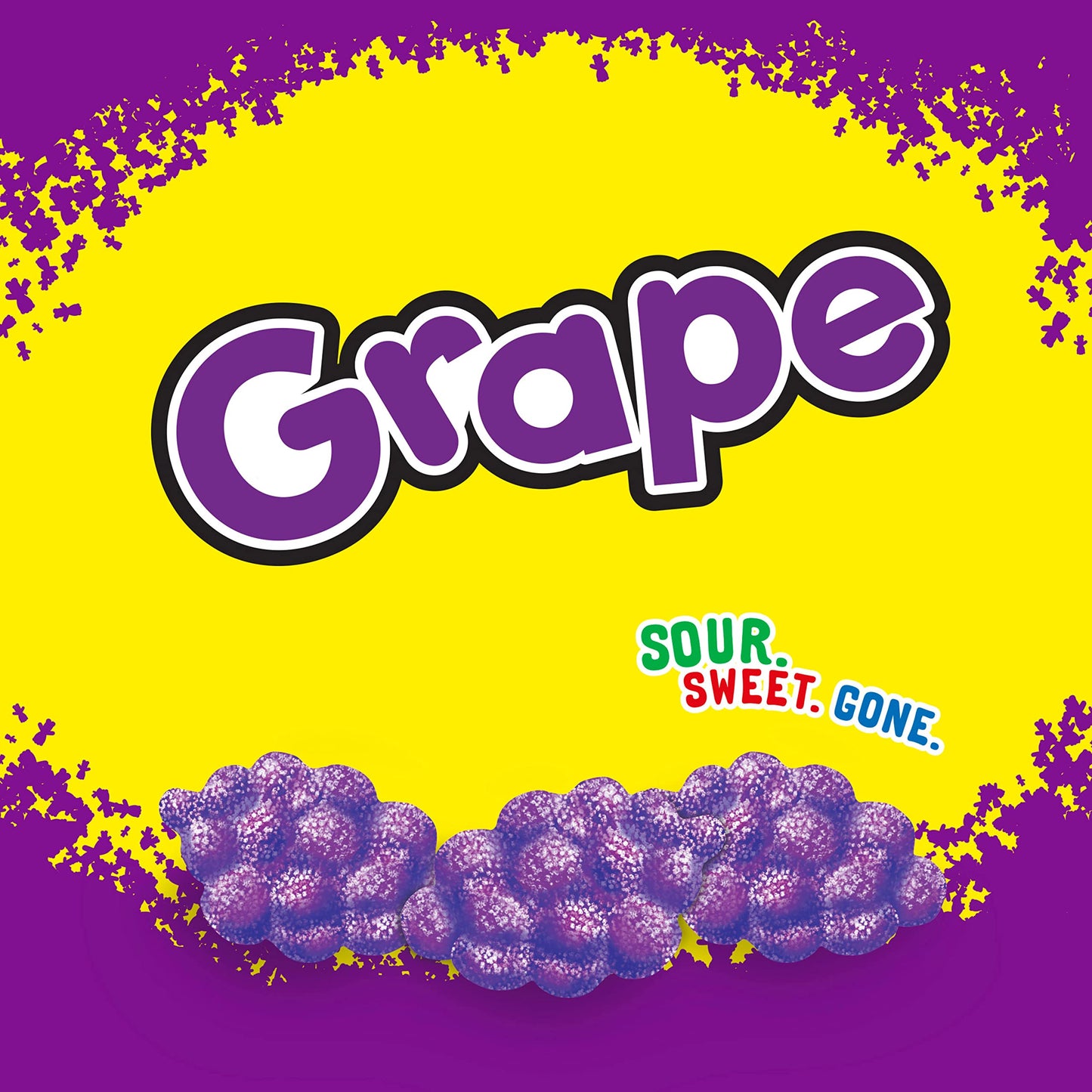 SOUR PATCH KIDS Grape Soft & Chewy Candy, Bulk Candy, 12 - 3.58 oz Bags