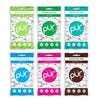 PUR 100% Xylitol Chewing Gum, Sugar & Aspartame Free, Vegan + non GMO, White, 55 Count each(Variety Pack of 6)
