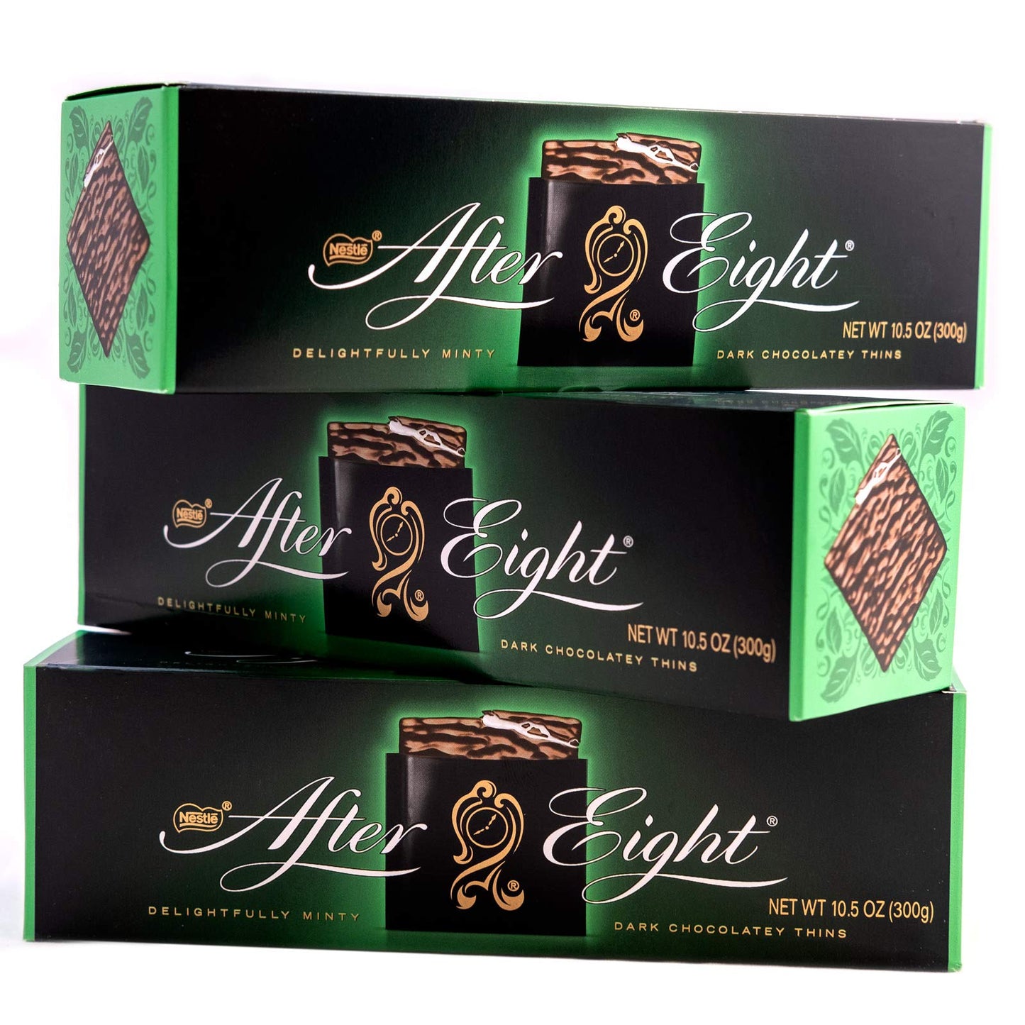 Nestle After Eight, Dark Mint Thins (30 Mints - 300g/10.5oz, PACK - 3)