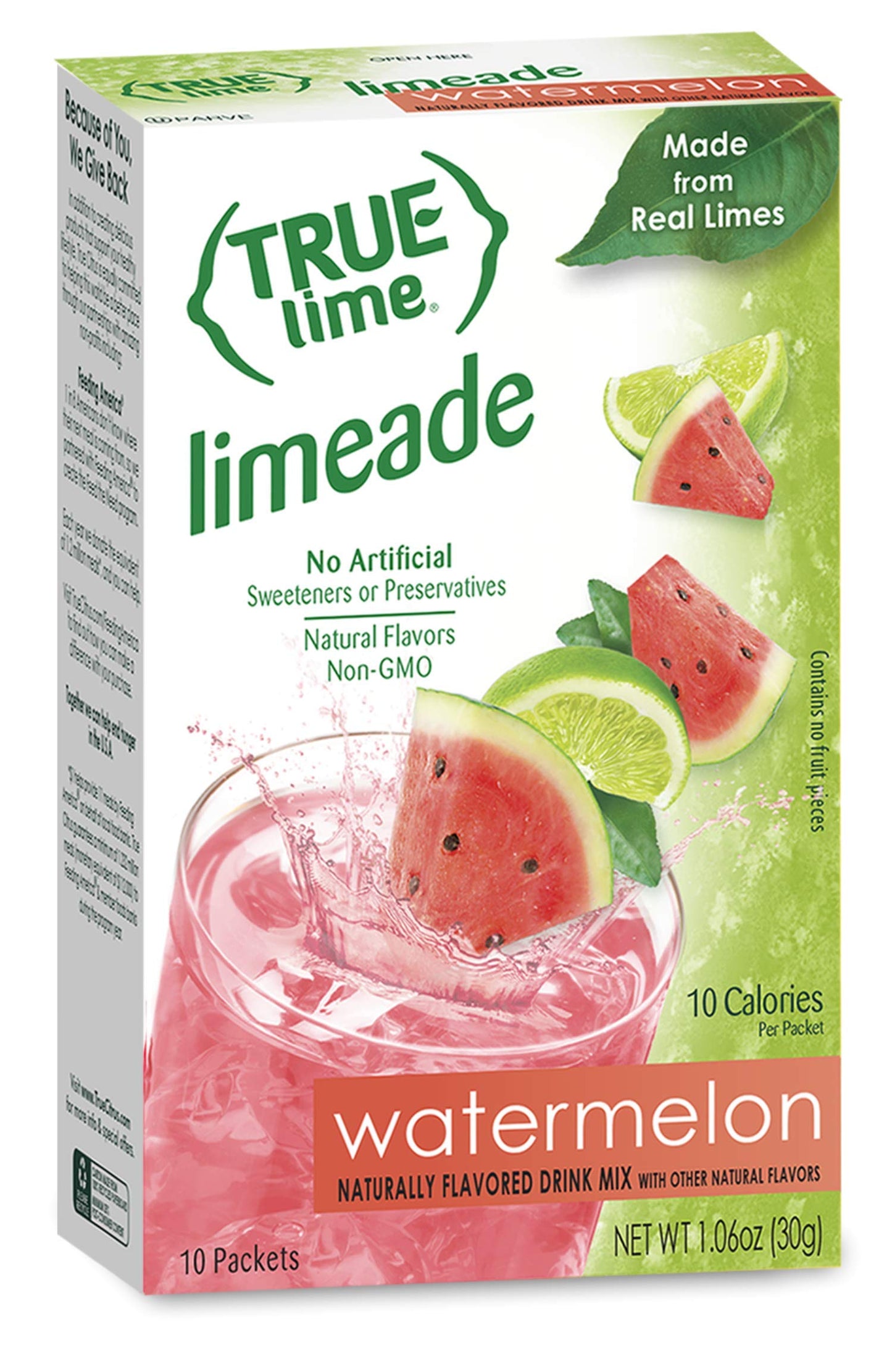 True Lime Watermelon Limeade, 10 Ct - 3 Pack