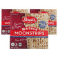Streits Moonstrips Onion & Poppy Matzo - Thin & Crispy, Non-GMO, Low Sodium, Low Fat, Vegan, Family Owned, Kosher Certified (11