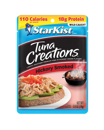 StarKist Tuna Creations Hickory Smoked, 2.6 Oz, Pack of 12, Model PP-GRCE36388