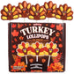 Turkey Lollipops  Individually Wrapped Thanksgiving and Fall Themed Candy  Strawberry and Watermelon Flavored  24 Suckers