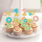 24 Pcs Donut Gender Reveal Cupcake Toppers Sweet One Donut Cupcake Picks Donut 1St Birthday Party Decorations For Donut Theme Ba