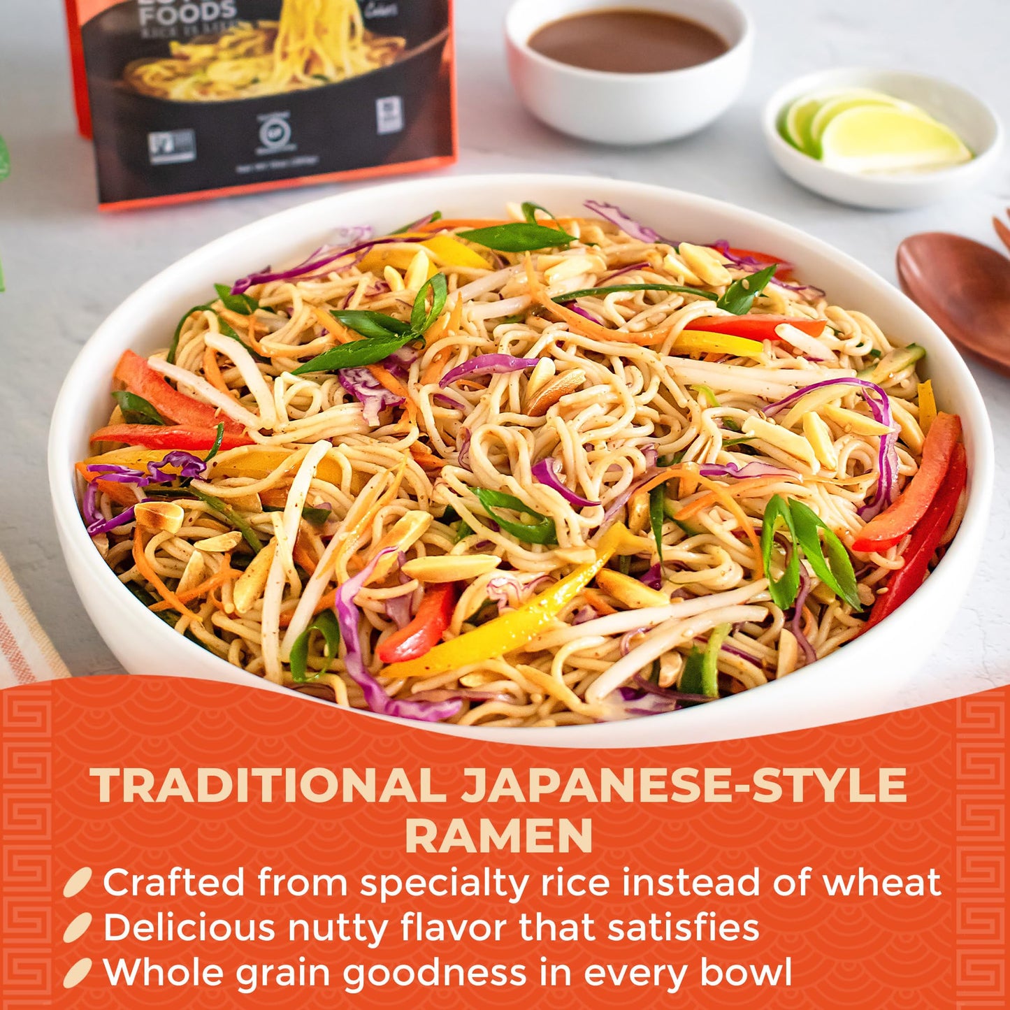 Lotus Foods Organic Ramen Noodles-Millet & Brown-10 oz
