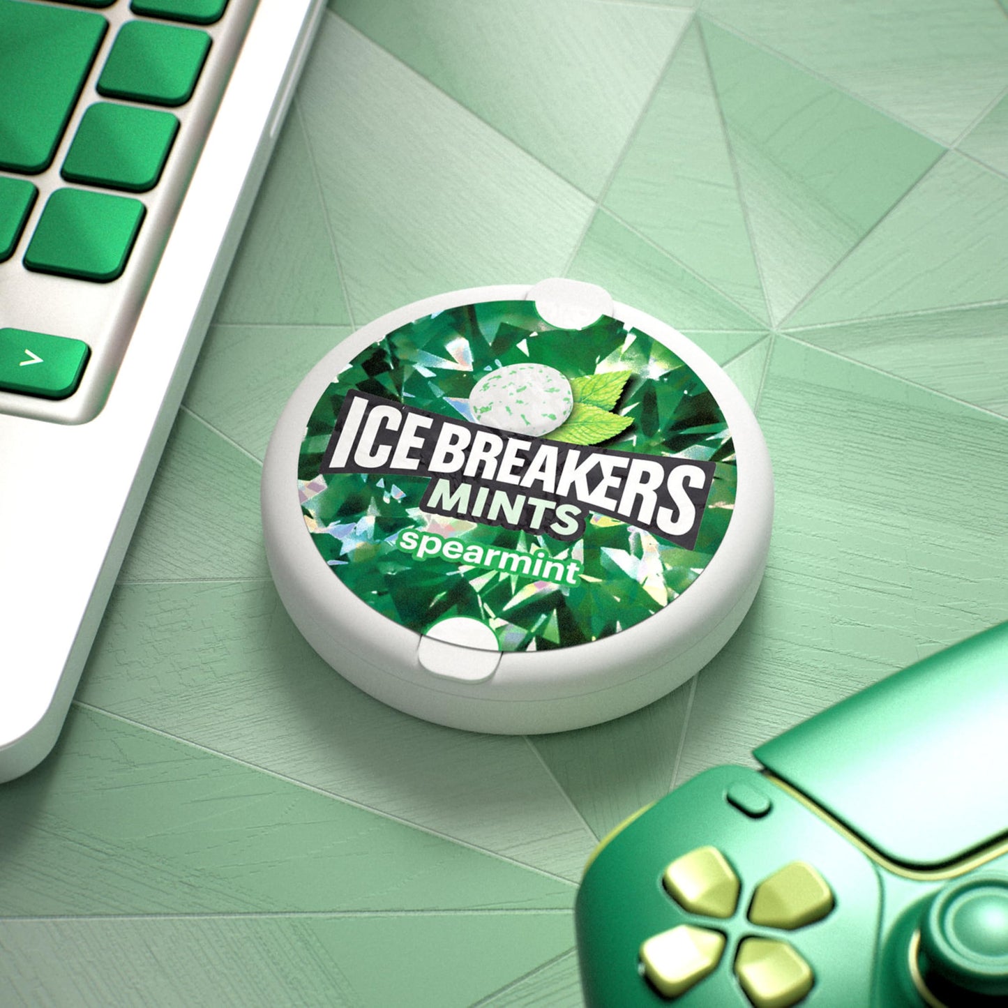 ICE BREAKERS Spearmint Sugar Free Mints Tins, 1.5 oz (8 Count)