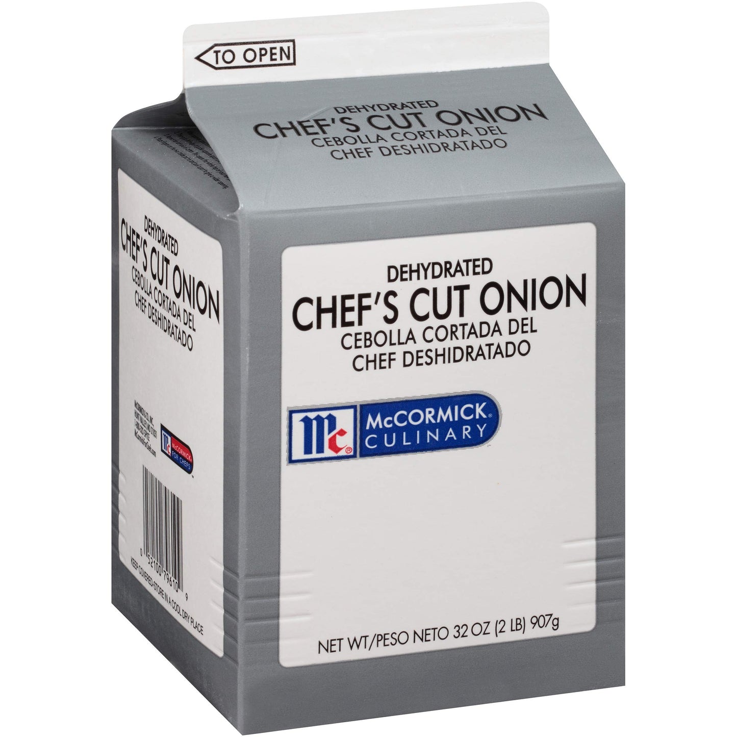 McCormick Culinary Dehydrated Chefs Cut Onion, 2 lb - One 2 Pound Container of Dehydrated Chopped Onions, Use as Fresh Onion Su