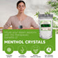 Nutrigins Menthol Crystal 1 Lb - Pure Organic 100% Natural - Menthol Crystals From Mint Crystal Mints Mentha Arvensis - Comes In Resealable Standup Bag For Long-Lasting Freshness
