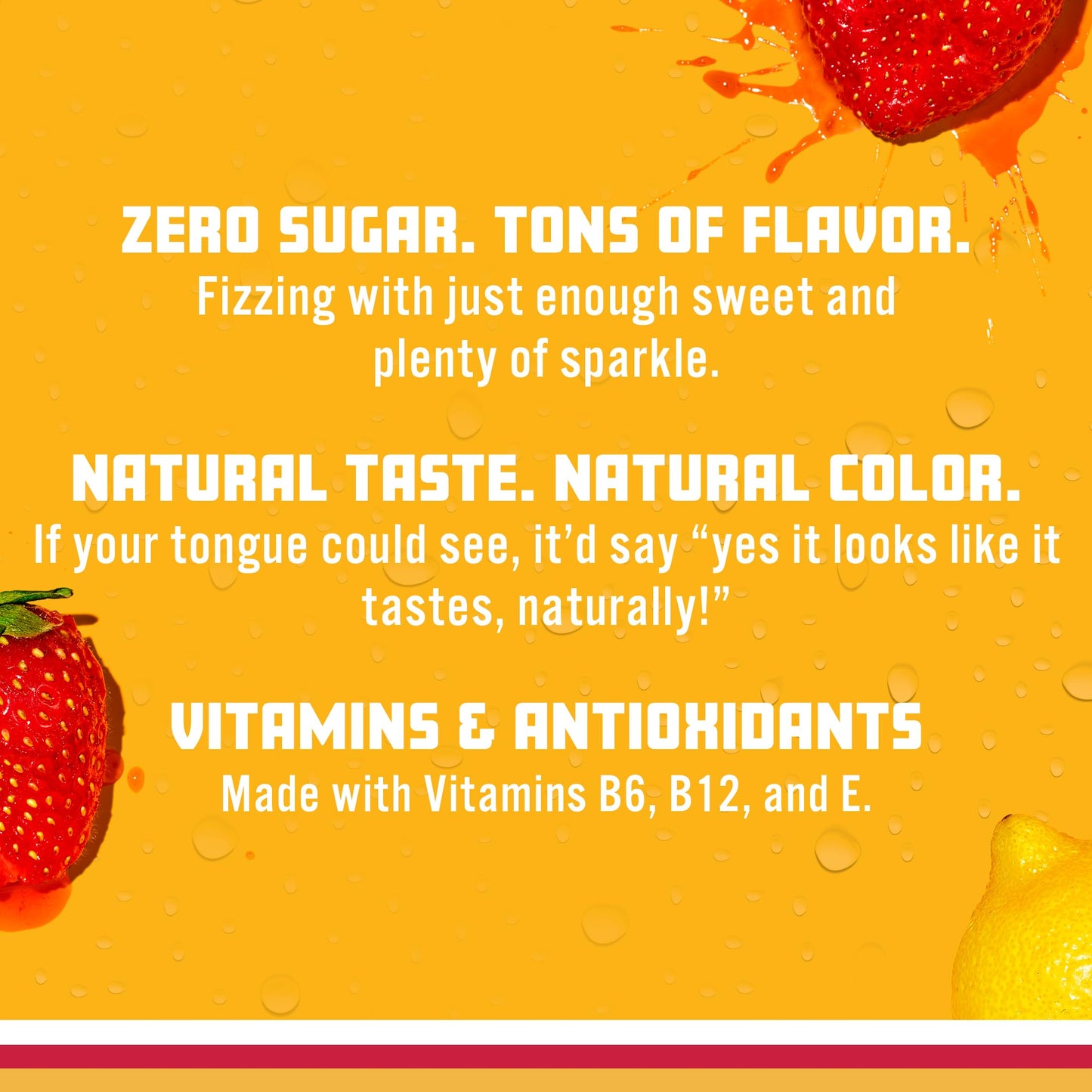 Sparkling Ice Strawberry Lemonade Sparkling Water, Zero Sugar, 17 Fl Oz Bottles, Pack of 12