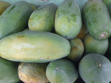 Organic Fresh Green Papayas by RawJoy Farms